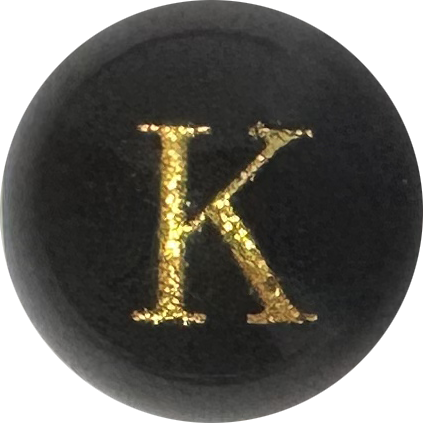 Black Onyx Initial K