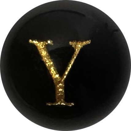Black Onyx Initial Y