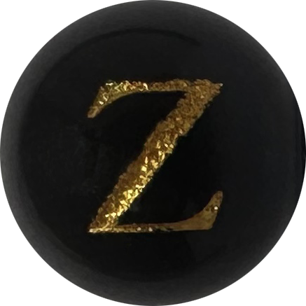 Black Onyx Initial Z