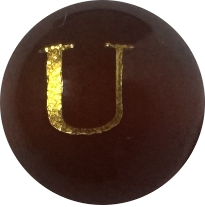Red Onyx Initial U