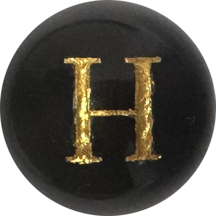 Black Onyx Initial H