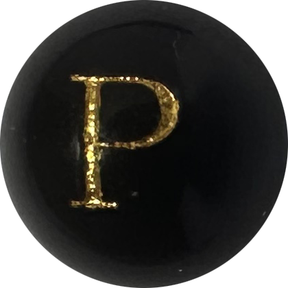 Black Onyx Initial P