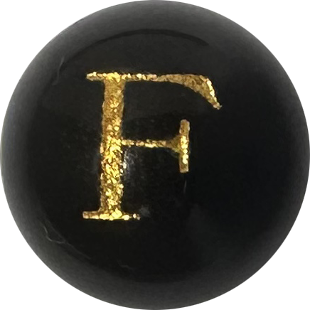 Black Onyx Initial F