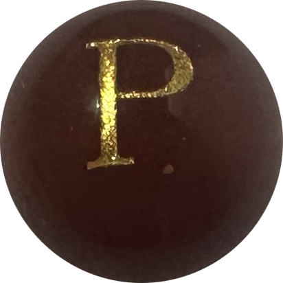 Red Onyx Initial P