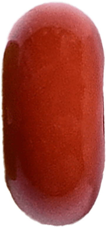 Red Agate Abacus Bead Large