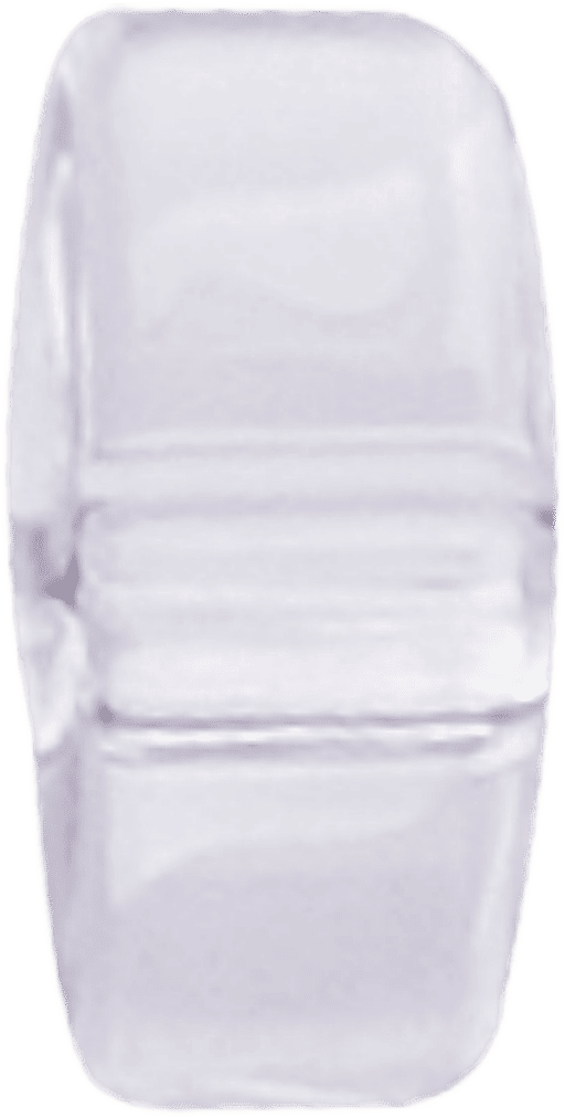 White Crystal Pill Bead