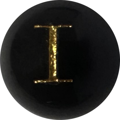 Black Onyx Initial I