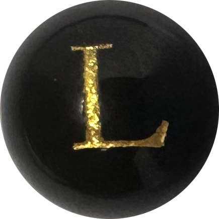 Black Onyx Initial L