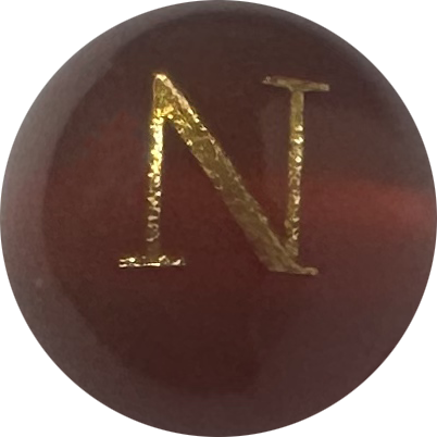 Red Onyx Initial N