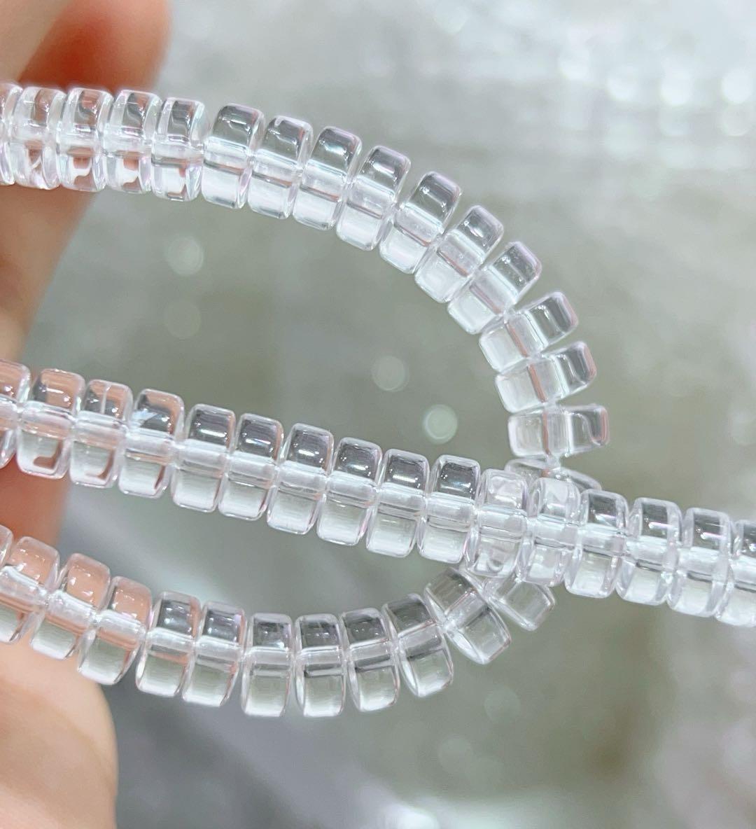 White Crystal Pill Bead 2