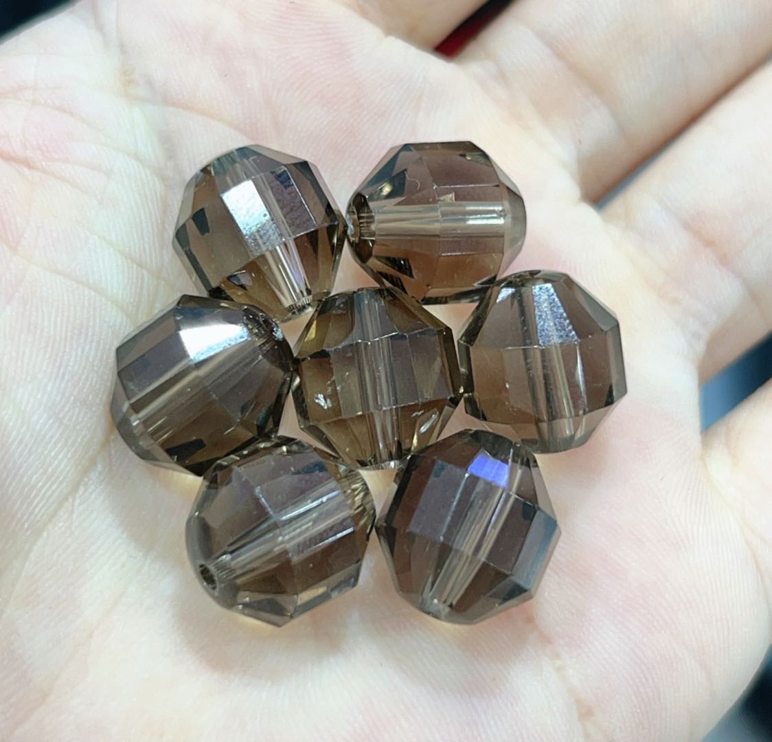 Smoky Quartz Diamond Faceted 2