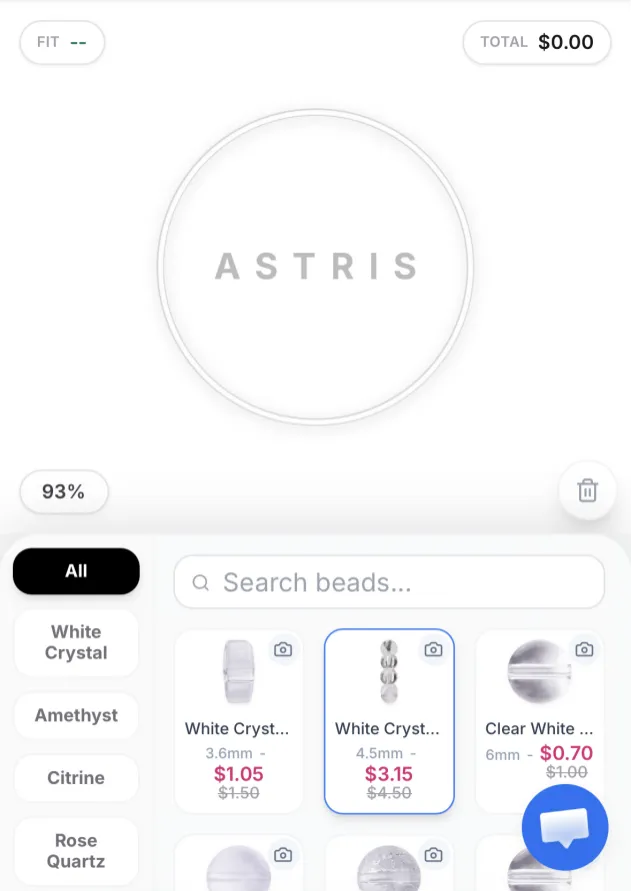 Astris 2D Bead Editor