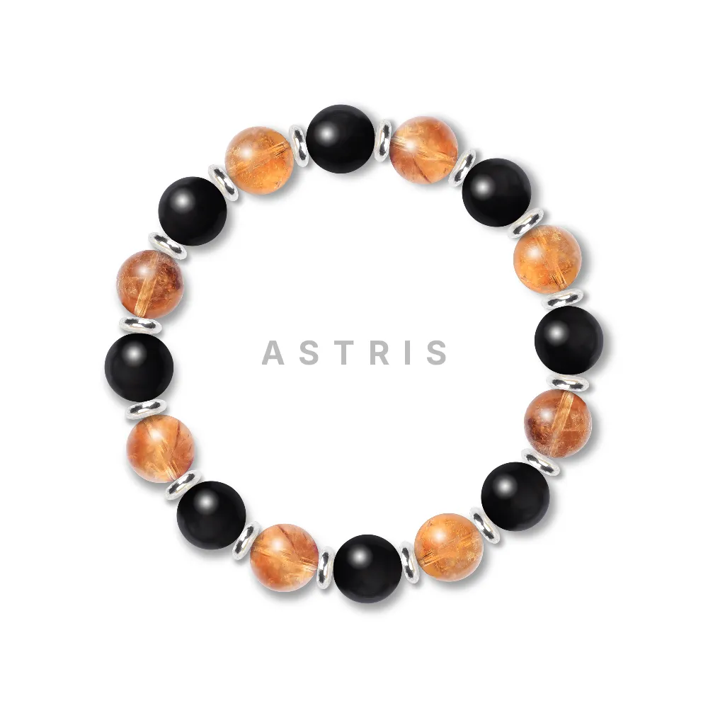 Citrine and Black Tourmaline